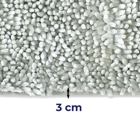 Glaze Silver Bathmat (Pack of 2)